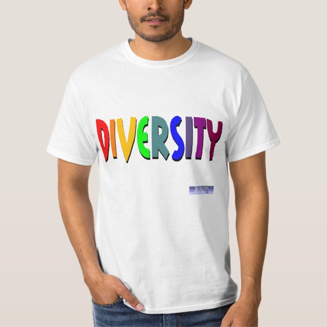 Diversity (Regenbogen) T-Shirt (Vorderseite)