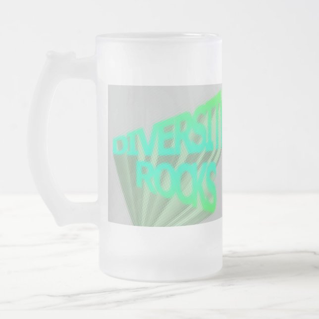 Diversity Rocks Mattierte Tasse (Links)