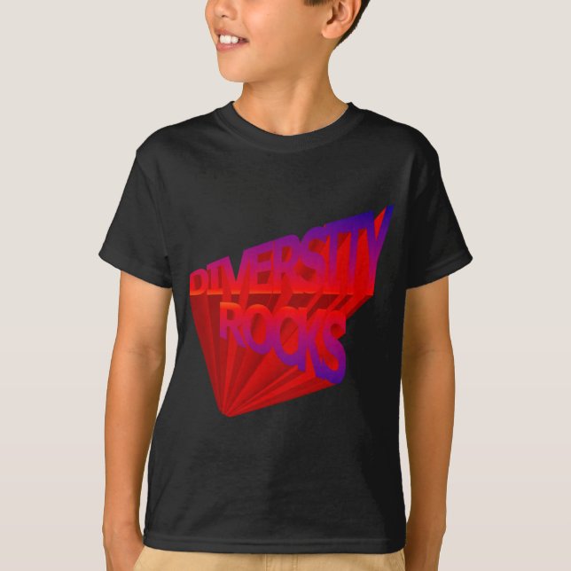 Diversity Rocks T - Shirt (Vorderseite)