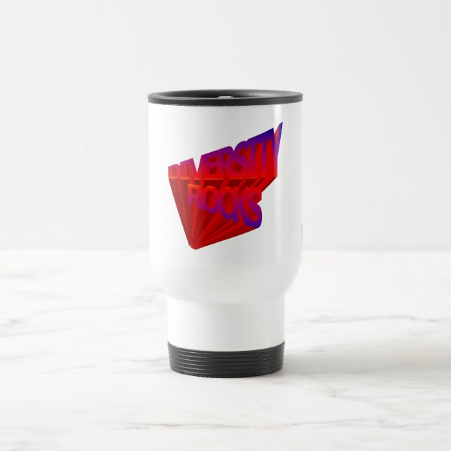Diversity Rocks Travel Mug Reisebecher (Mittel)
