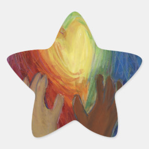 Diversity-Sticker-Decals für Herz und Liebe Stern-Aufkleber