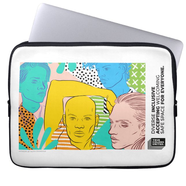 Diversity-u. Einbeziehungs-Elektronik-Tasche Laptopschutzhülle (Vorderseite)