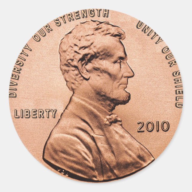 Diversity unsere Stärke Einheit unser Schild Runder Aufkleber (Vorderseite)