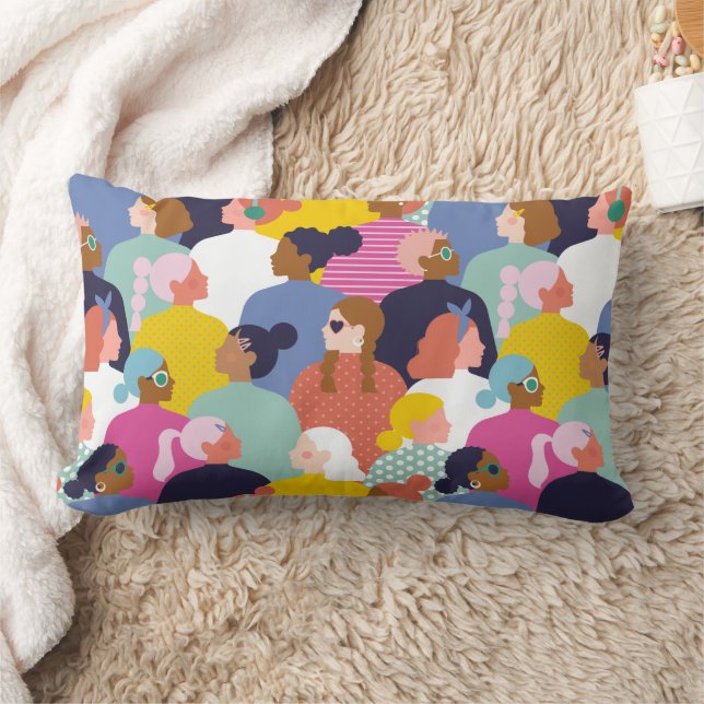 Diversity von Frauen - Frauen unterschiedlicher et Lendenkissen (Decke)