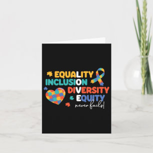 Diversity zur Einbeziehung der Gleichheit Puzzle A Karte
