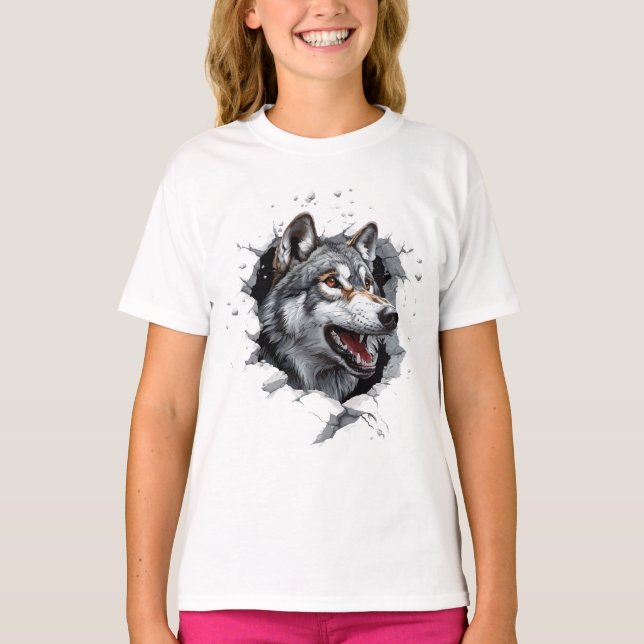 Divertido perro T-Shirt (Vorderseite)