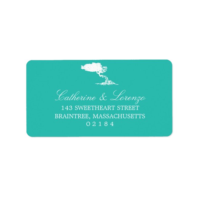 Divi Divi Tree Aruba | Anschrift Adressaufkleber (Vorne)