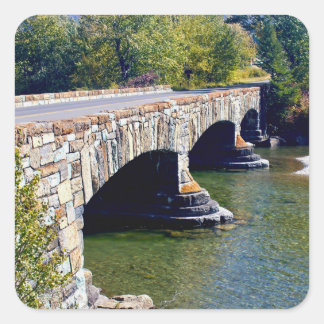 Divide Creek Brücke Quadratischer Aufkleber
