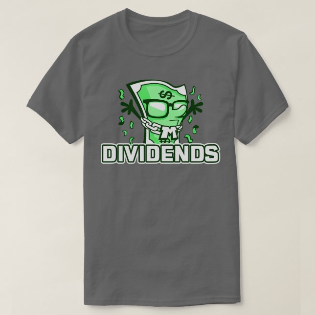 Dividendenanleger Börsenhandel 7 T-Shirt (Design vorne)