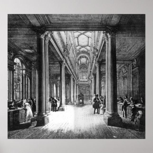 Dividendenbüro, Bank of England Poster (Vorne)