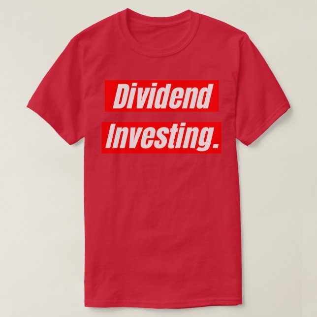 Dividendeninvestition T-Shirt (Design vorne)