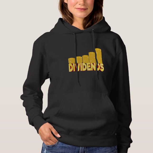 Dividendenjäger Börsenhändler Hoodie (Vorderseite)