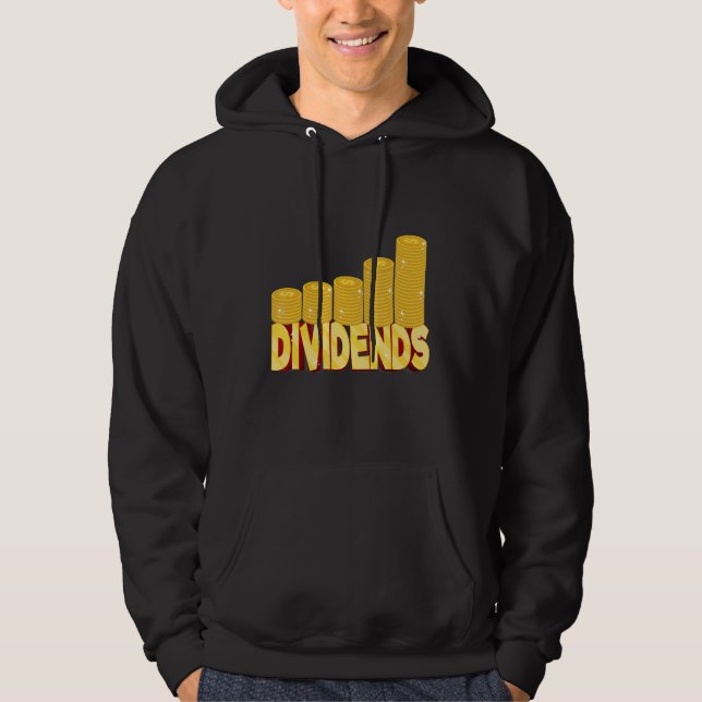 Dividendenjäger Börsenhändler Hoodie (Vorderseite)