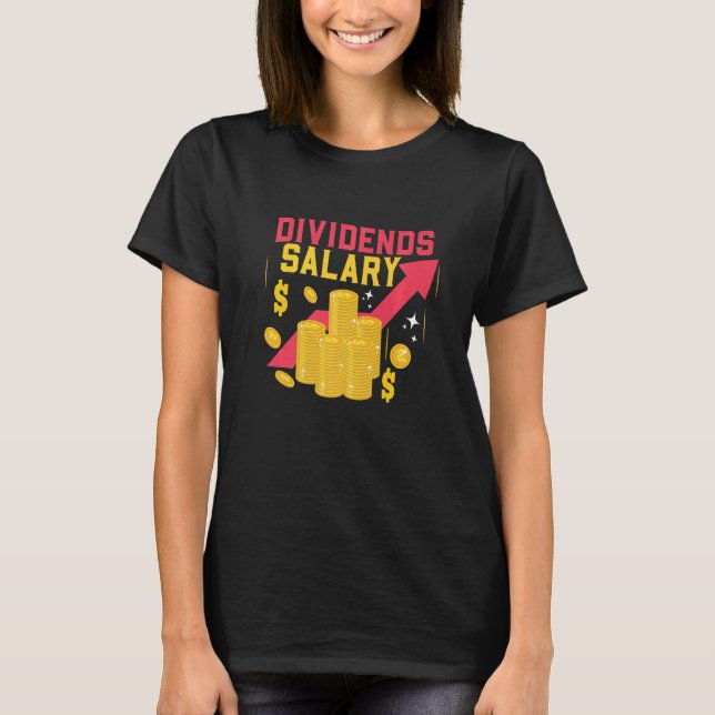 Dividendenzahlungen Börsenhändler T-Shirt (Vorderseite)