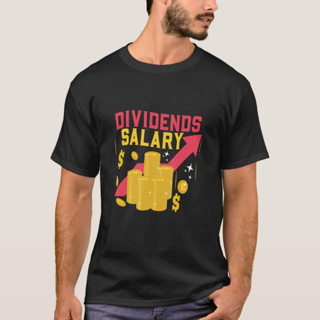 Dividendenzahlungen Börsenhändler T-Shirt (Vorderseite)