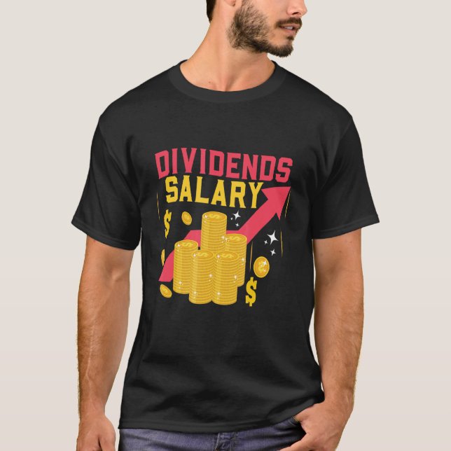 Dividendenzahlungen Börsenhändler T-Shirt (Vorderseite)