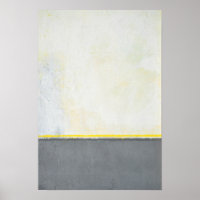 "Dividiert" Abstrakte Kunst in Grau und Gelb