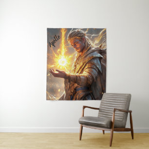 Divine Apollo Tapestry zum Zuhause Altar-Gebet Wandteppich