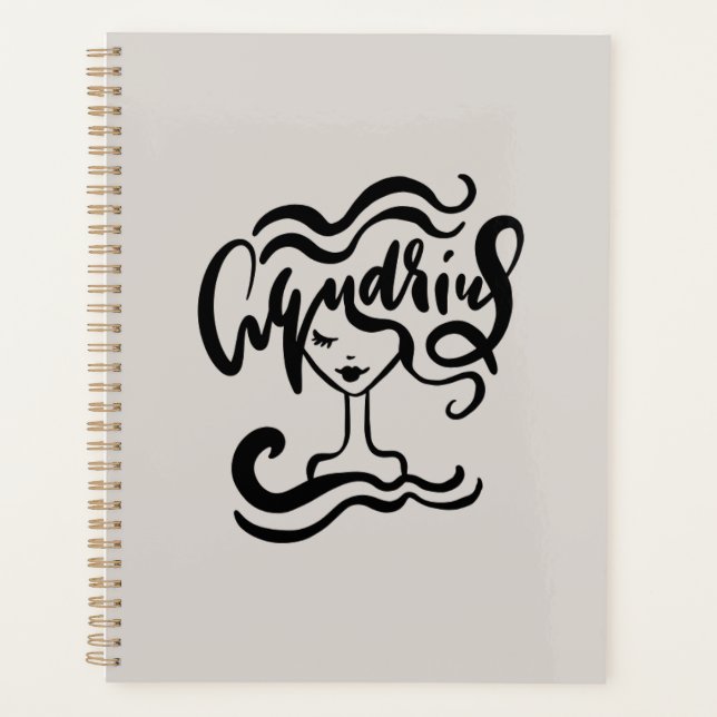 Divine Aquarius Planner Planer (Vorderseite)