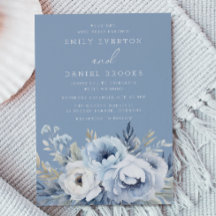 Divine Blue Gorgeous Floral Wedding