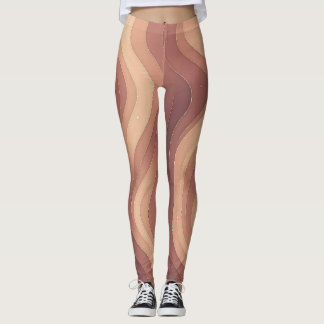 Divine Curves – Elegant Feminine Line Art Leggings