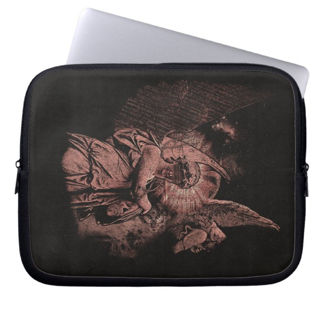 Divine Error - Techno-Goth Streetwear Design Laptopschutzhülle (Vorderseite)