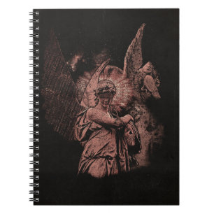 Divine Error - Techno-Goth Streetwear Design Notizblock