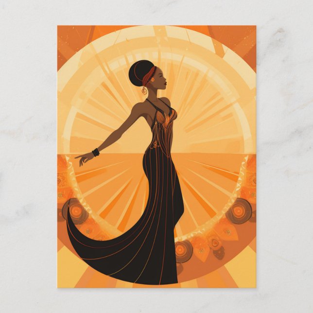 DIVINE FEMININE #5 POSTKARTE (Vorderseite)