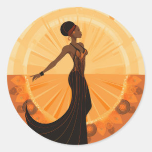DIVINE FEMININE #5 RUNDER AUFKLEBER