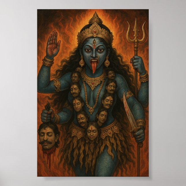 Divine Feminine Kali Goddess Poster (Vorne)
