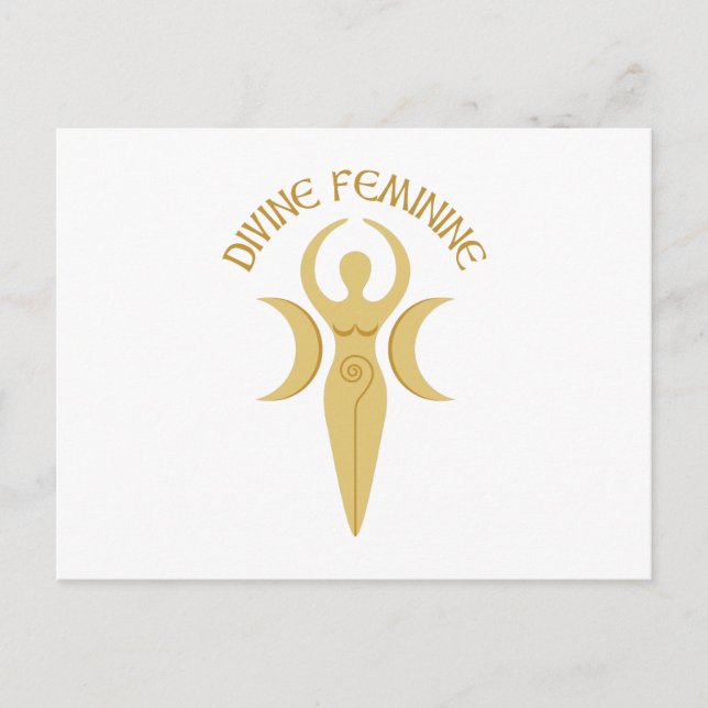 Divine Feminine Postkarte (Vorderseite)