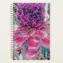 Divine Hot Pink Pineapa Blume Planner