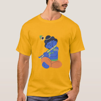 Divine Krishna Graphic T - Shirt