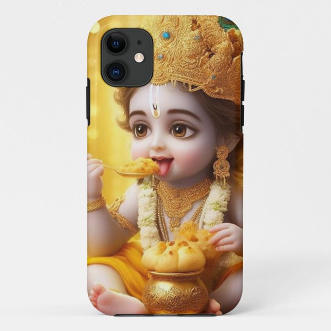 "Divine Krishna Serenity Mobile Cover" Case-Mate iPhone Hülle (Rückseite)