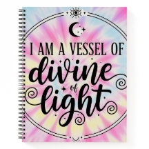 Divine Light Astrologisches Zodiac-Notebook