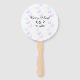 Divine match add pair name Letter heart Fächer