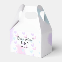 Divine match add pair name Letter heart Geschenkschachtel