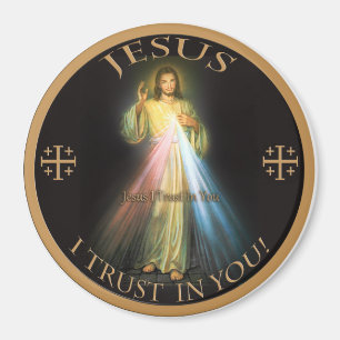 DIVINE MERCY, JESUS ICH VERTRAUE DICH. MAGNET