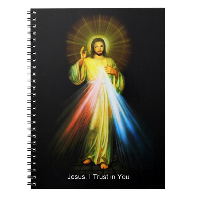 Divine Mercy Jesus Notebook Notizblock (Vorderseite)