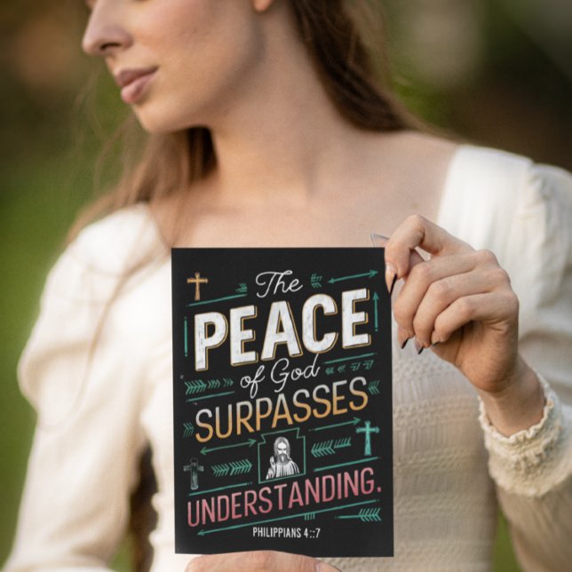 Divine Peace Graphic Postkarte (Von Creator hochgeladen)