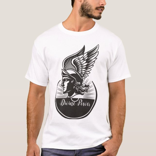 **DIVINE POWER: APOLLO LOGO GREEK GOD** T-Shirt (Vorderseite)