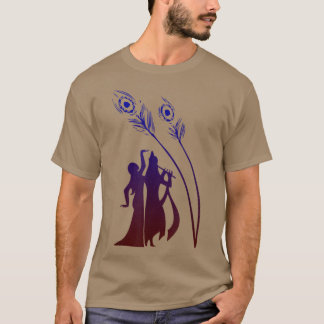 Divine Raas Leela mit Radha und Krishna T-Shirt