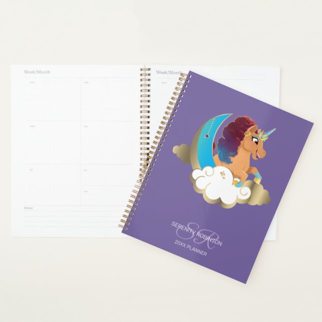 Divine the Unicorn | Mond & Wolken Planer (Anzeige)