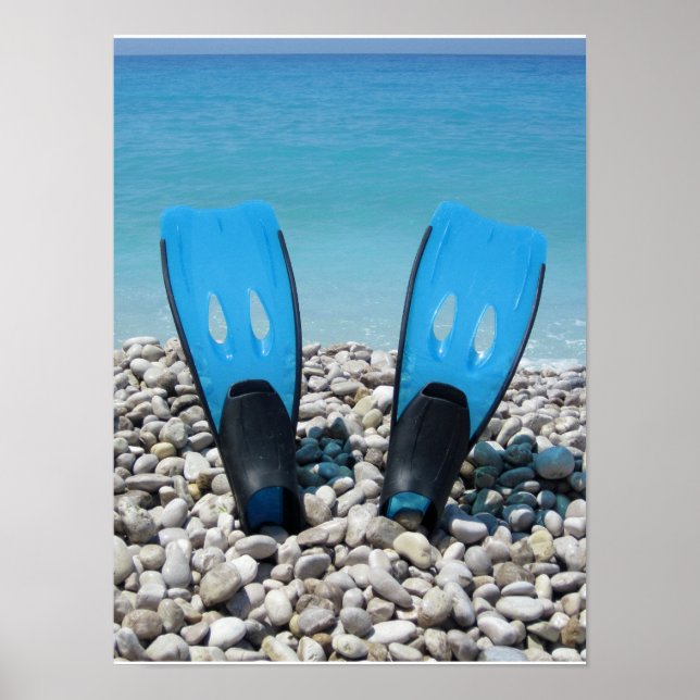 Diving Fins Poster (Vorne)