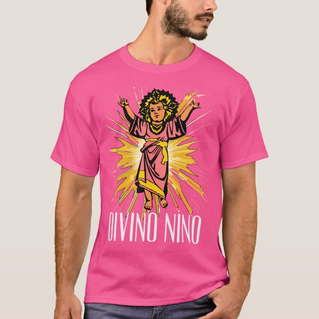 Divino Nino Jesus katholisch T-Shirt (Vorderseite)