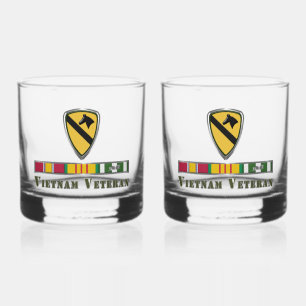Division Cavalry Vietnam Whiskyglas