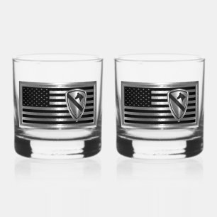 Division Cavalry Whiskyglas