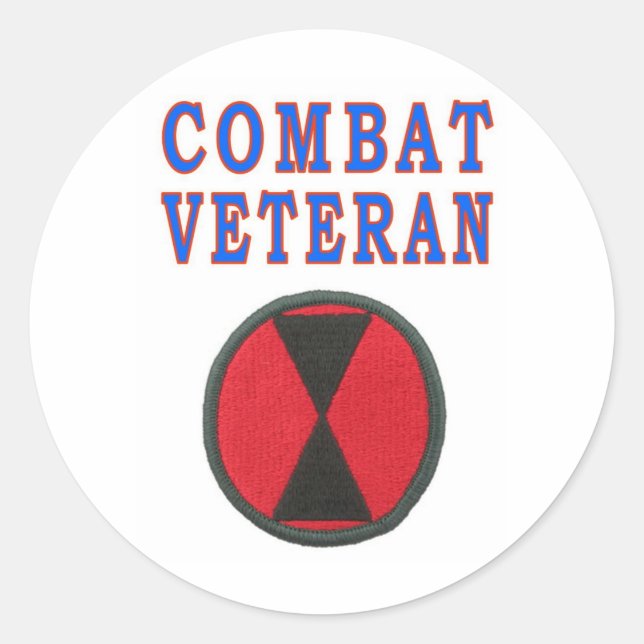 DIVISION INFANTRY RUNDER AUFKLEBER (Vorderseite)