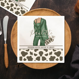 Divorce Theme Animal Skin Party Napkins Serviette