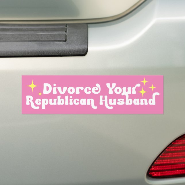 Divorce Your Republican Husband Autoaufkleber (Auf Auto)